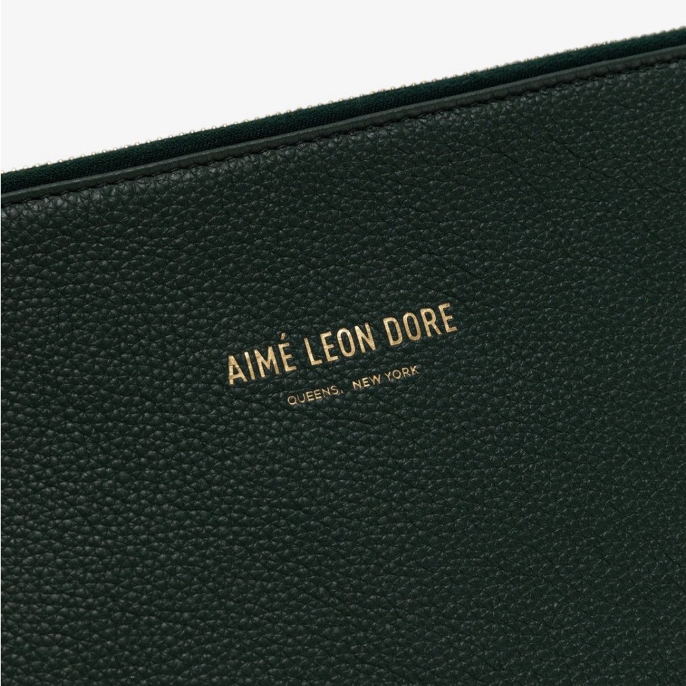 ALD Small Leather Pouch Botanical Green - Picture 2 of 9